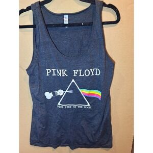 American Apparel Pink Floyd Parody Tank Top Mens XL Gray Excellent Graphic Tee